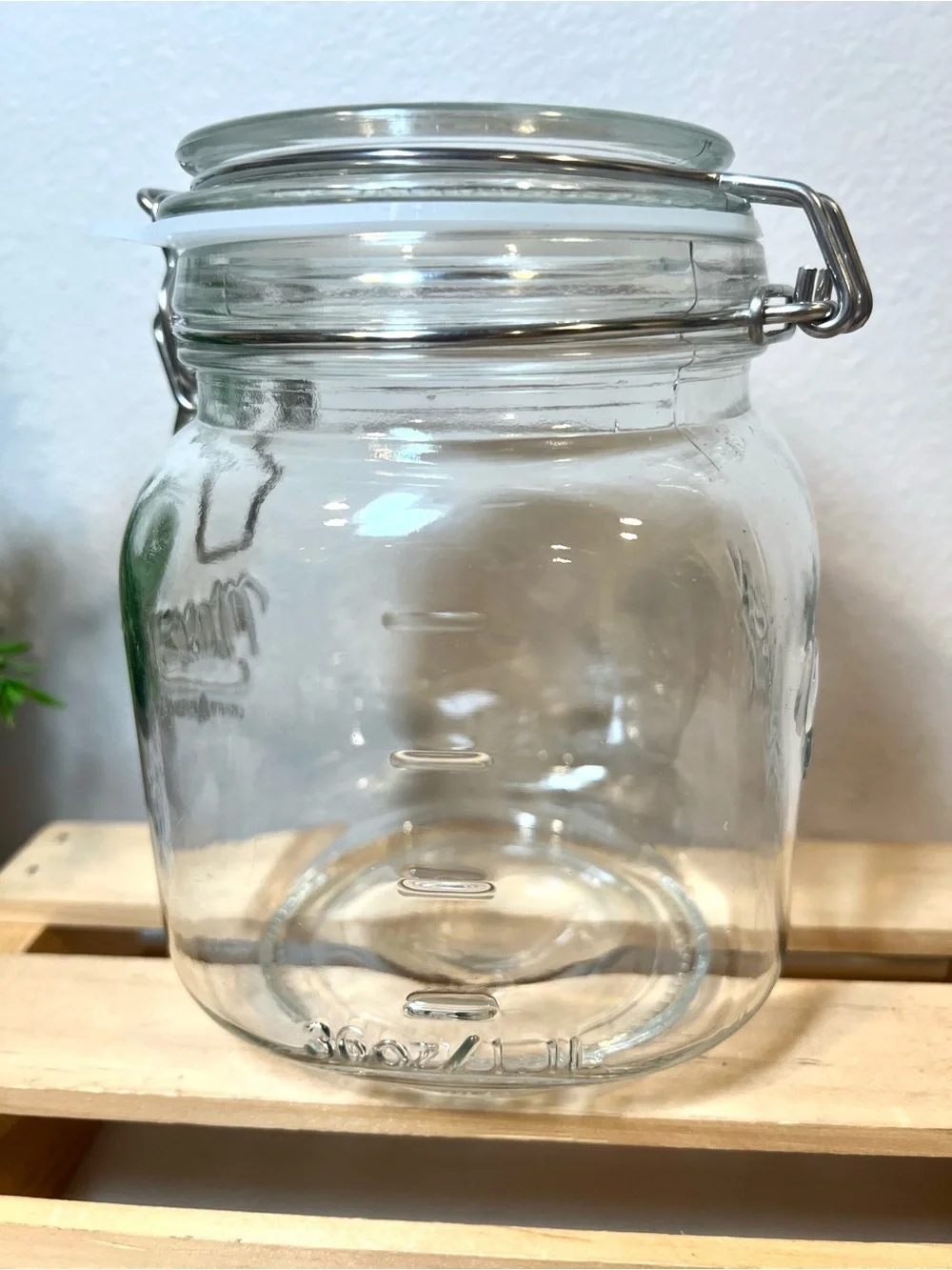 Mason clear glass